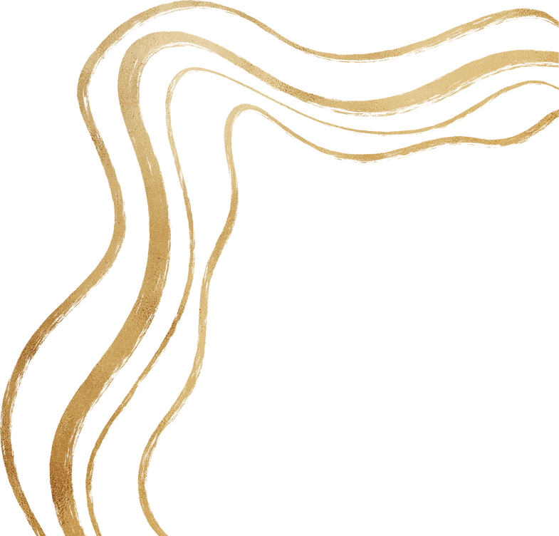 Golden Marbleized Decoration